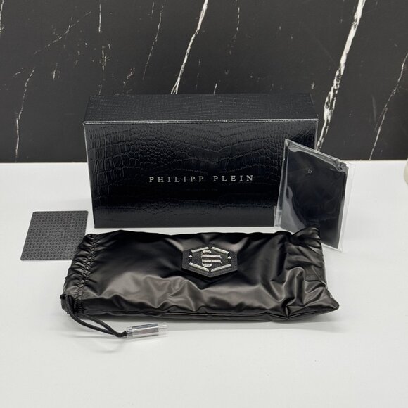 NEW SPP108M 0722 PHILIPP PLEIN ICON HAVANA UNISEX SUNGLASSES - Picture 13 of 13